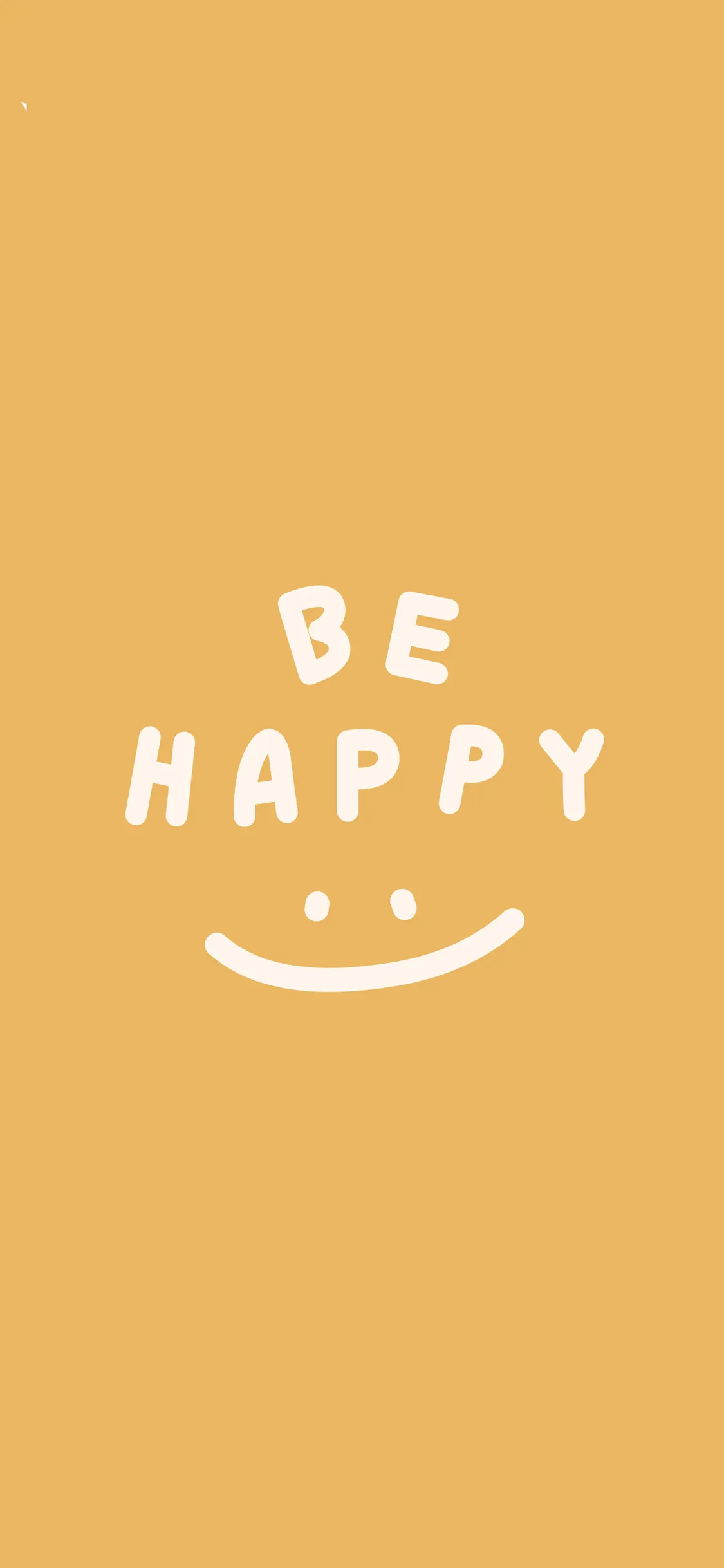 Be happy文字手机壁纸