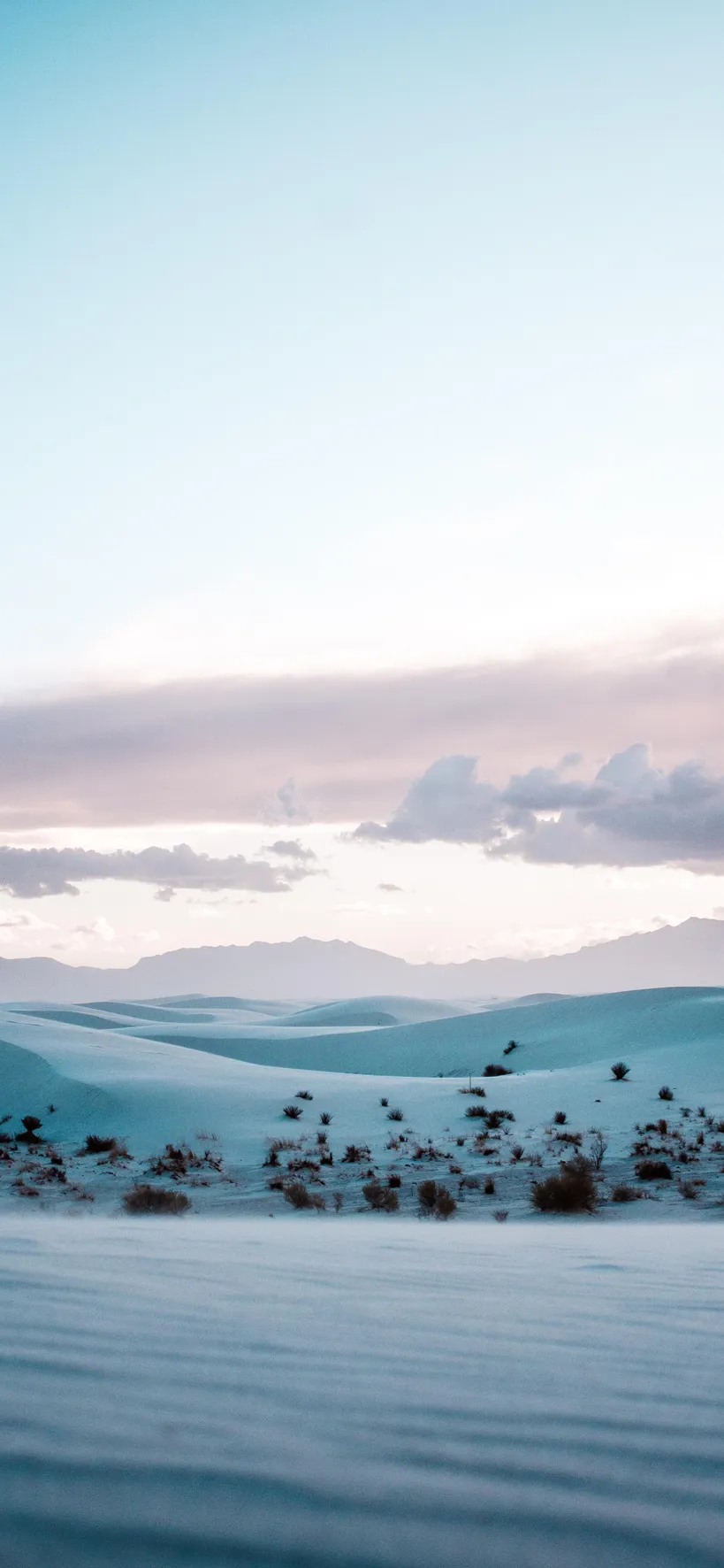 天空 云层 积雪手机壁纸